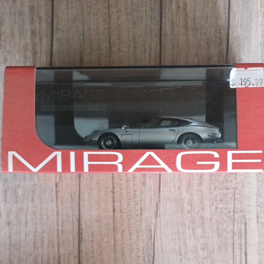 Silver Mirage Model Car